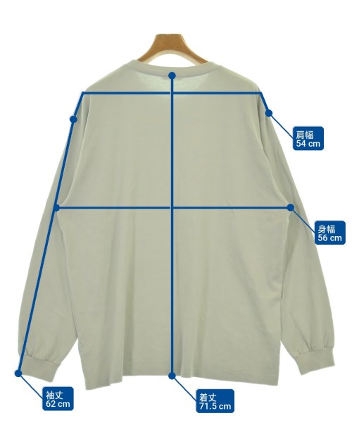 AURALEE（オーラリー）Tシャツ・カットソー グレー サイズ:5(L位) メンズ/2200700862306