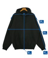 AURALEE（オーラリー）パーカー 黒 サイズ:5(L位) メンズ/2200655082019