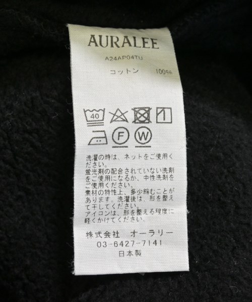 AURALEE（オーラリー）スウェットパンツ 黒 サイズ:3(S位) メンズ/2200655082026
