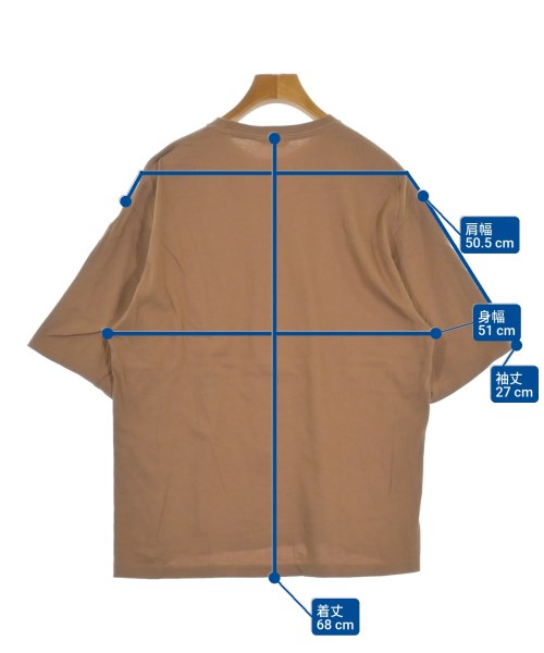 AURALEE（オーラリー）Tシャツ・カットソー ベージュ サイズ:4(M位) メンズ/2200655281177