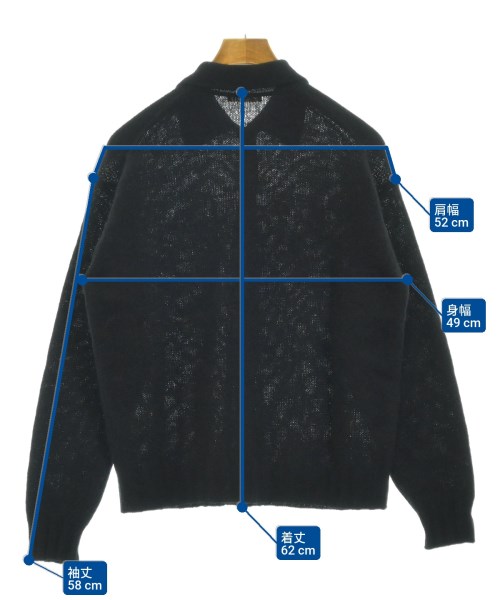 AURALEE（オーラリー）ニット・セーター 黒 サイズ:3(S位) メンズ/2200650123038