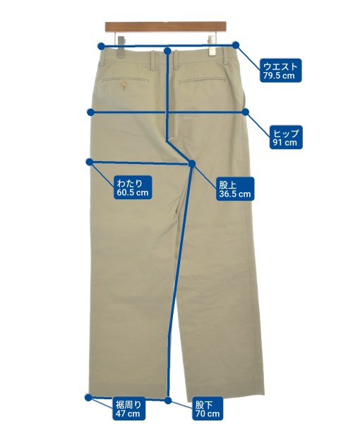 AURALEE（オーラリー）チノパン ベージュ サイズ:4(M位) メンズ/2200656543038