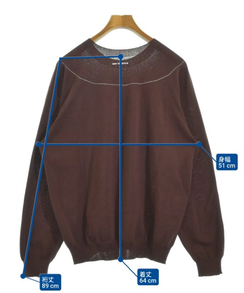 AURALEE（オーラリー）ニット・セーター 茶 サイズ:L メンズ/2200656645022