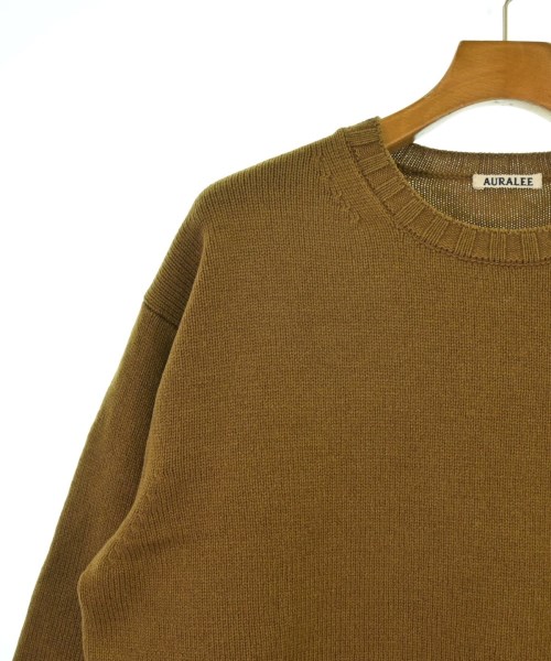 AURALEE（オーラリー）ニット・セーター 茶 サイズ:5(L位) メンズ/2200645821048