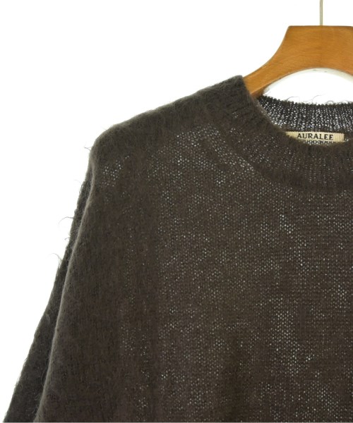 AURALEE（オーラリー）ニット・セーター 茶 サイズ:4(M位) メンズ/2200651973182