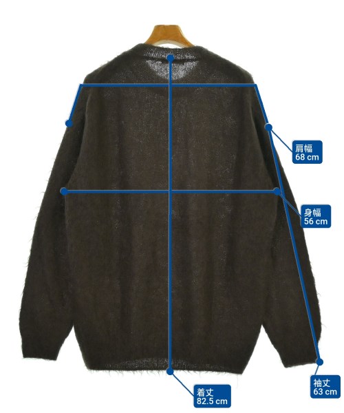 AURALEE（オーラリー）ニット・セーター 茶 サイズ:4(M位) メンズ/2200651973182