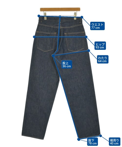 AURALEE（オーラリー）デニムパンツ 紺 サイズ:30(M位) メンズ/2200651973298