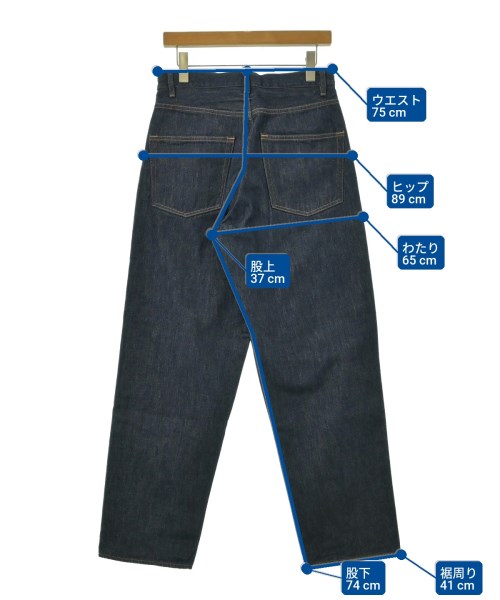 AURALEE（オーラリー）デニムパンツ 紺 サイズ:28(S位) メンズ/2200652940015