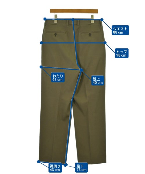 AURALEE（オーラリー）その他 カーキ サイズ:5(L位) メンズ/2200657436018