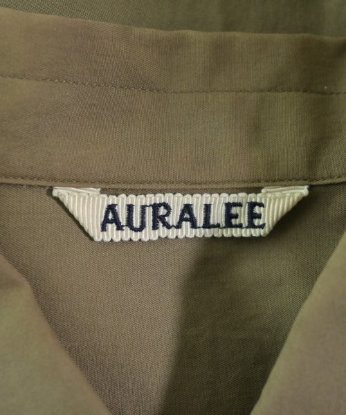 AURALEE（オーラリー）カジュアルシャツ カーキ サイズ:4(M位) メンズ/2200657647018