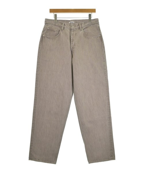 AURALEE(オーラリー)デニムパンツ 茶 サイズ:34(XL位)/2200658168123