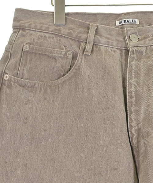 AURALEE（オーラリー）デニムパンツ 茶 サイズ:34(XL位) メンズ/2200658168123