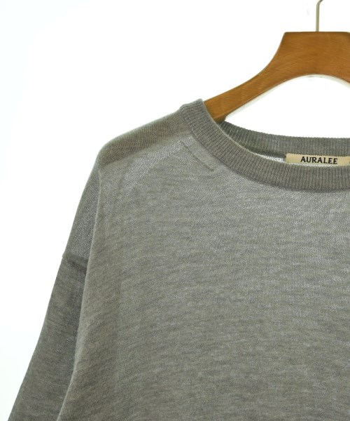 AURALEE（オーラリー）ニット・セーター グレー サイズ:3(S位) メンズ/2200657792039