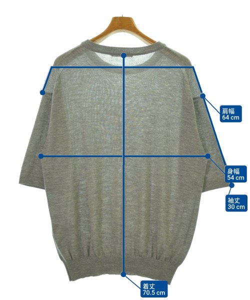 AURALEE（オーラリー）ニット・セーター グレー サイズ:3(S位) メンズ/2200657792039