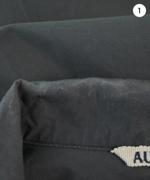 AURALEE（オーラリー）カジュアルシャツ 黒 サイズ:3(S位) メンズ/2200658616068