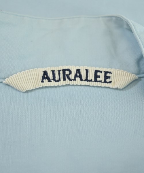 AURALEE（オーラリー）カジュアルシャツ 青 サイズ:1(XXS位) メンズ/2200655652250