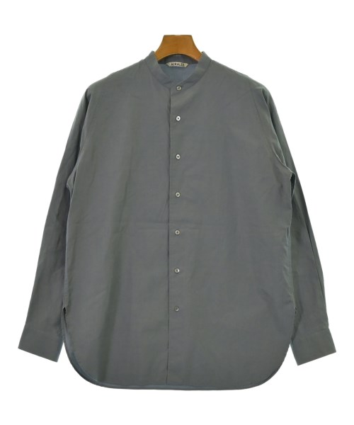 AURALEE(オーラリー)カジュアルシャツ グレー サイズ:0(S位)/2200659368010