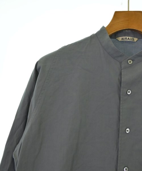 AURALEE（オーラリー）カジュアルシャツ グレー サイズ:0(S位) メンズ/2200659368010