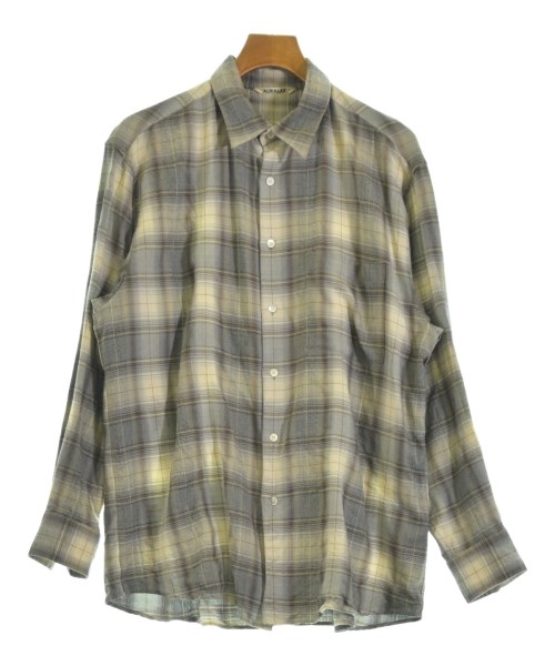 AURALEE(オーラリー)カジュアルシャツ グレー サイズ:5(L位)/2200659453129