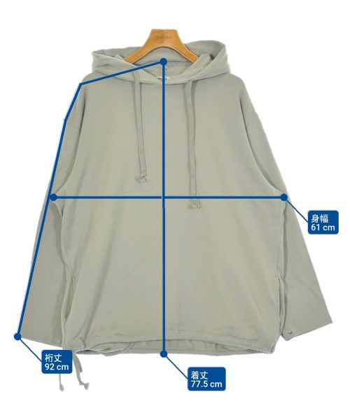 AURALEE（オーラリー）パーカー 緑 サイズ:4(M位) メンズ/2200659733047