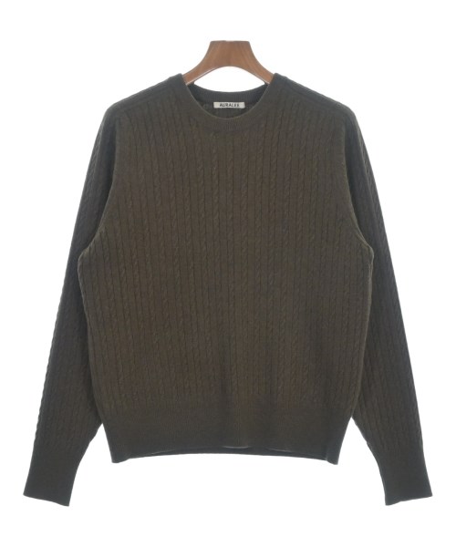 AURALEE(オーラリー)ニット・セーター 茶 サイズ:3(S位)/2200653900261