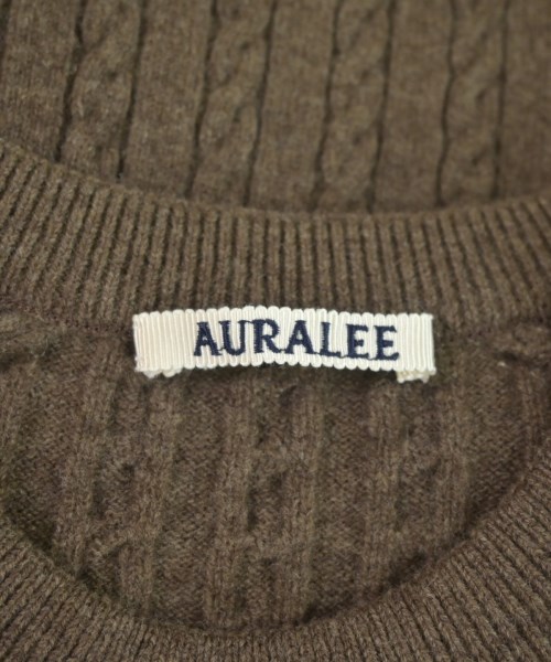AURALEE（オーラリー）ニット・セーター 茶 サイズ:3(S位) メンズ/2200653900261
