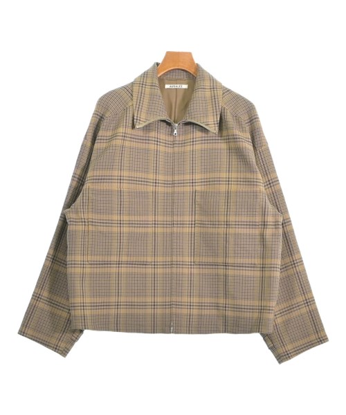 AURALEE(オーラリー)ブルゾン 茶 サイズ:4(M位)/2200660022017