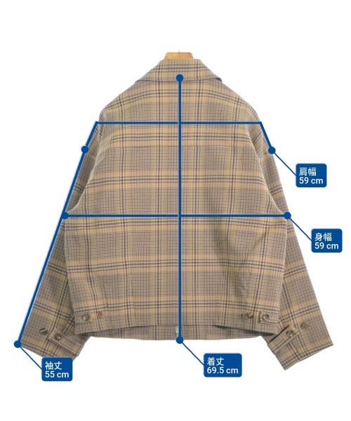 AURALEE（オーラリー）ブルゾン 茶 サイズ:4(M位) メンズ/2200660022017