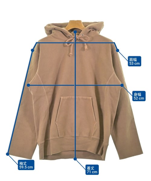 AURALEE（オーラリー）パーカー 茶 サイズ:4(M位) メンズ/2200660022024