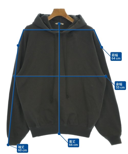 AURALEE（オーラリー）パーカー グレー サイズ:4(M位) メンズ/2200657383923