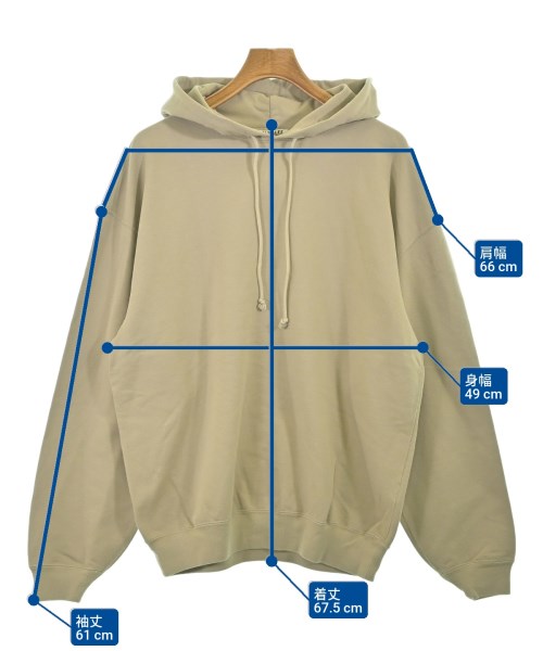 AURALEE（オーラリー）パーカー ベージュ サイズ:4(M位) メンズ/2200657395162