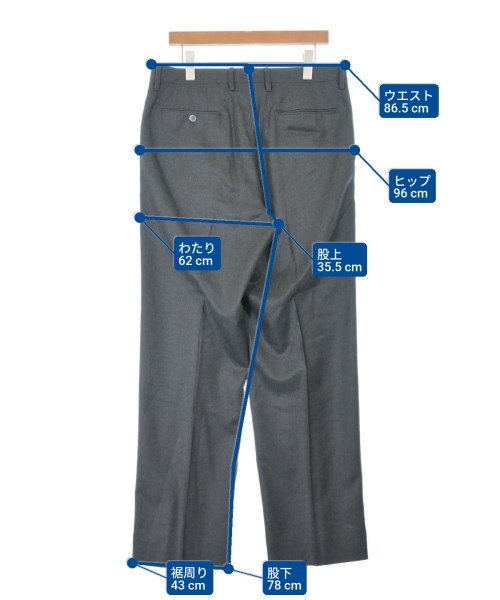 AURALEE（オーラリー）スラックス グレー サイズ:5(L位) メンズ/2200661365014