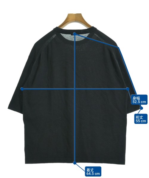 AURALEE（オーラリー）Tシャツ・カットソー 黒 サイズ:3(S位) メンズ/2200710999054