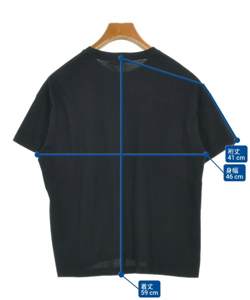 AURALEE（オーラリー）Tシャツ・カットソー 黒 サイズ:1(XXS位) メンズ/2200709243090