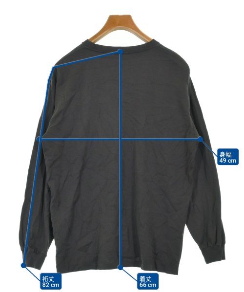 AURALEE（オーラリー）Tシャツ・カットソー グレー サイズ:3(S位) メンズ/2200711823037
