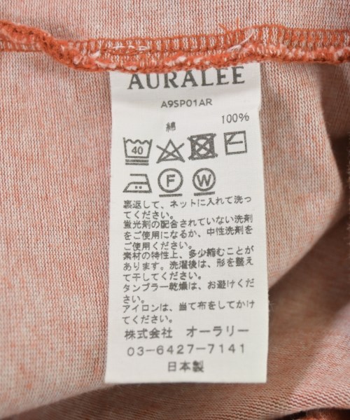 AURALEE（オーラリー）ポロシャツ オレンジ サイズ:3(S位) メンズ/2200708616017