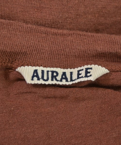 AURALEE（オーラリー）Tシャツ・カットソー 茶 サイズ:5(L位) メンズ/2200709258339