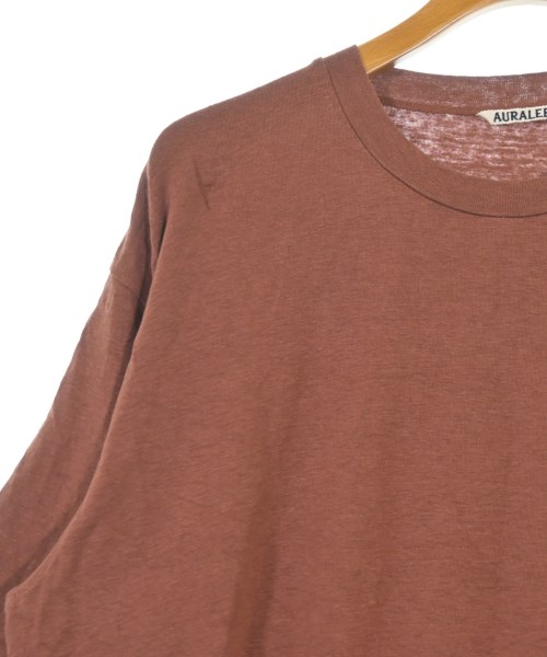 AURALEE（オーラリー）Tシャツ・カットソー 茶 サイズ:5(L位) メンズ/2200709258339