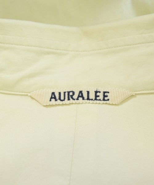 AURALEE（オーラリー）カジュアルシャツ 黄 サイズ:4(M位) メンズ/2200711068025