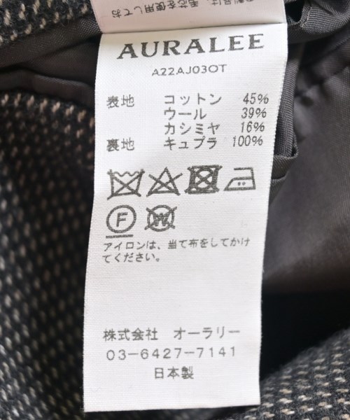 AURALEE（オーラリー）カジュアルジャケット 黒 サイズ:1(XXS位) メンズ/2200711867031