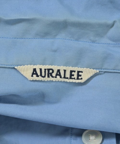 AURALEE（オーラリー）カジュアルシャツ 青 サイズ:5(L位) メンズ/2200712816045