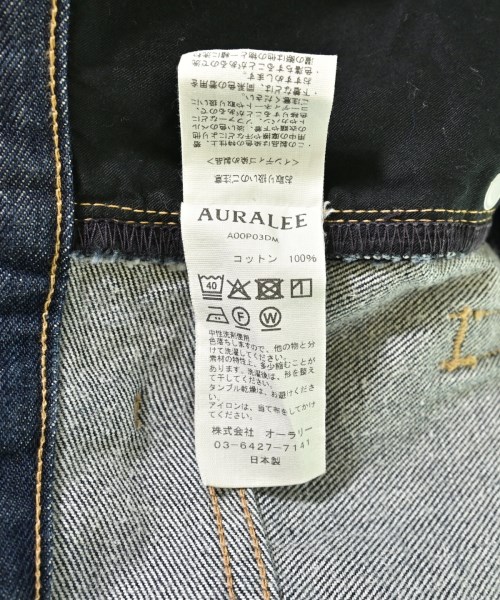 AURALEE（オーラリー）デニムパンツ 紺 サイズ:34(XL位) メンズ/2200713880120