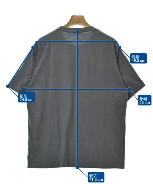 AURALEE（オーラリー）Tシャツ・カットソー グレー サイズ:4(M位) メンズ/2200713921014