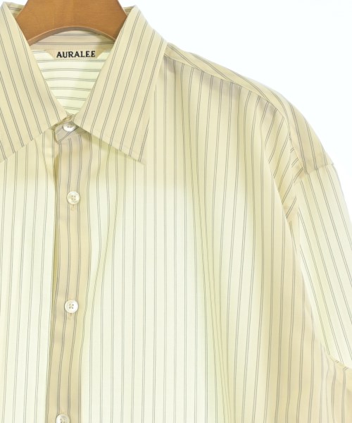 AURALEE（オーラリー）カジュアルシャツ 黄 サイズ:0(XS位) メンズ/2200714693033