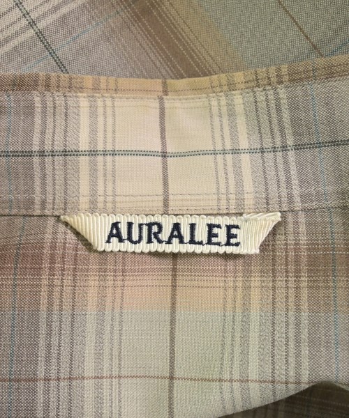 AURALEE（オーラリー）カジュアルシャツ ベージュ サイズ:3(S位) メンズ/2200714694030