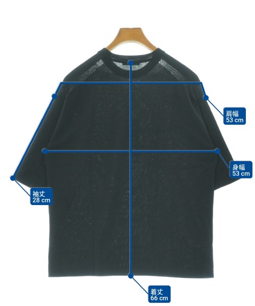 AURALEE（オーラリー）Tシャツ・カットソー 黒 サイズ:3(S位) メンズ/2200715261057