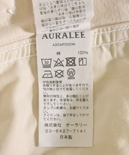 AURALEE（オーラリー）その他 白 サイズ:4(M位) メンズ/2200715217047