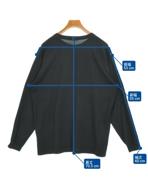 AURALEE（オーラリー）Tシャツ・カットソー 黒 サイズ:4(M位) メンズ/2200715820032