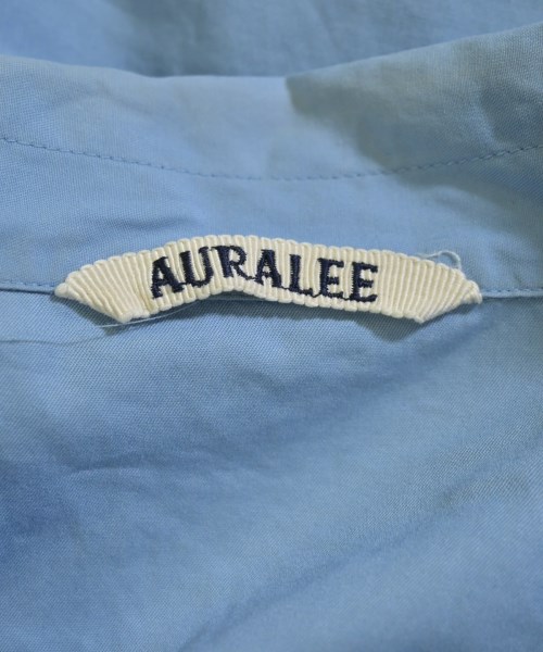 AURALEE（オーラリー）カジュアルシャツ 青 サイズ:4(M位) メンズ/2200715820056