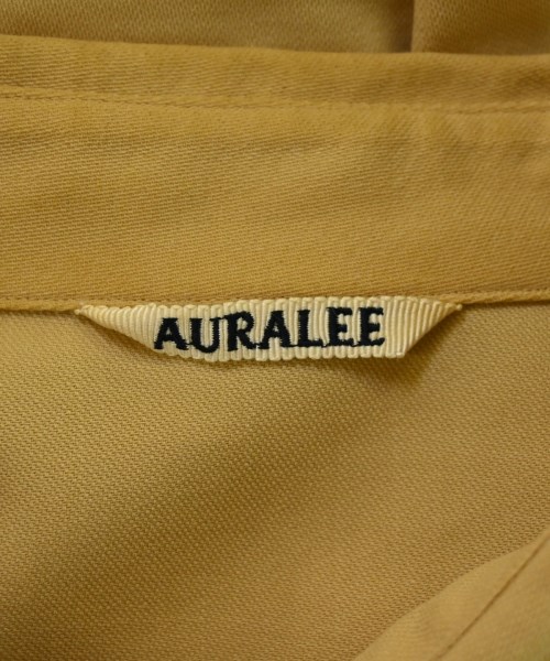 AURALEE（オーラリー）カジュアルシャツ 黄 サイズ:4(M位) メンズ/2200717529049